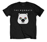 Wombats - the - The Wombats Unisex Tee: Rainbow Eyes - XX-Large - Black