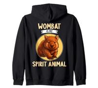 Wombats Wombat is my spirit animal Zip Hoodie