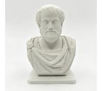 Womeet 3D Printed Aristotle Bust Statue Ancient Greek Philosopher Model Head Sculpture Figurine for Bookshelf Desk Office Home Decor Philosophy Gift for Teachers Students Collectors 11.5cm