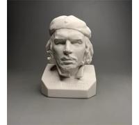 Womeet Che Guevara Statue Che Guevara Bust Collection Head Figurine Gypsum Figure Sculpture for Living Room Home Shelf Decor,Modern Home Decoration Sketch Practice DIY Art Model