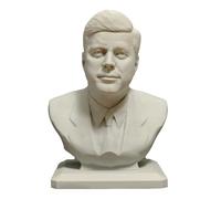 Womeet John F. Kennedy Bust Kennedy Statue President John F Kennedy Head Sculpture, 1/8 President Kennedy 3D Printing Model Figurines, Desk Decoration Political Gift 10CM