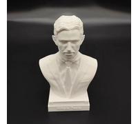 Womeet Newton, Einstein, Galileo, Curie, Hawking Scientists 3D Printed Polylactic Acid Statue, White, Scientific, Tabletop, Home, Table, Polished, 3D Printing Precision and Realism, 4 x 4 x 10cm, 35g