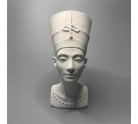 Womeet Queen Nefertiti Statue Nefertiti Bust Nefertiti Head Collection Figurine Gypsum Figure Mythology Sculpture for Living Room Home Shelf Decor,Modern Home Decoration Sketch Practice DIY Art Model
