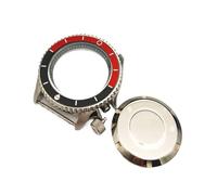 WOMELF 42mm Watch Case Modification Diving Men's DIY Stainless Steel Case Compatible for NH35A/ NH36A Movements (Color : NO.8)