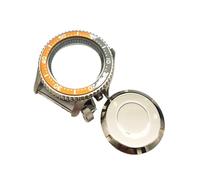 WOMELF 42mm Watch Case Modification Diving Men's DIY Stainless Steel Case Compatible for NH35A/ NH36A Movements (Color : NO.10)