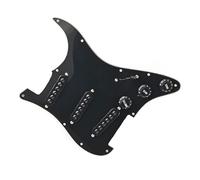 WOMELF Black SSS Electric Guitar Pickguard Pickup Inner Hexagonal Umbrella Pickup Set Pickguard Pickups Replacement Parts
