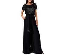 Women 2 Piece Glitter Sequin Outfits Tracksuit, Short Sleeve Crew Neck Sparkly Tops And Casual Belted Wide Leg Long Pants Sparkle Sweatsuit Club Wear For Work Office Wedding Party Business