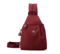 Women 3 in 1 Mini Backpack Chest Bag | Zipper Anti Theft Oxford Fabric Small Crossbody Lightweight Soft Rucksack Convertible Carry for Travel Daily Use