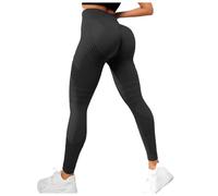 Women 3D Compression Leggings Anti Cellulite Slimming Soft Ankle Length Leggings High Waist Seamless Push-Up Opaque Gym Yoga Leggins Active Workout Leggins for Running Gym Training Yoga and Fitness