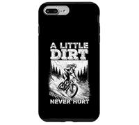 Women A little dirt never hurt MTB white distressed MTB Case for iPhone 7 Plus/8 Plus