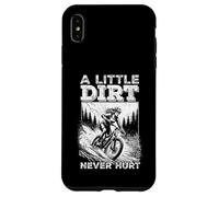 Women A little dirt never hurt MTB white distressed MTB Case for iPhone XS Max