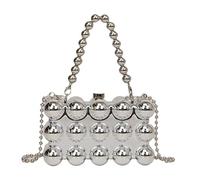 Women Acrylic Shoulder Bag Bubble Acrylic Handbag Trend Crossbody Bag Square Evening Bag for Wedding Proms