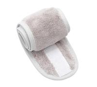 Women Adjustable SPA Facial Headband Soft Toweling Hair Accessories Girls Headbands for Face Washing Bath Makeup Hair Band(Light Grey)