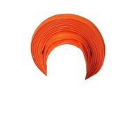 Women African Headtie Nigerian Headtie Head Wraps Wedding Party Turban Headscarf Headtie Orange Red