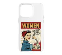Women Against Data Centers Vintage Protest Graphic Retro Case for iPhone 15 Pro Max