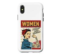 Women Against Data Centers Vintage Protest Graphic Retro Case for iPhone X/XS
