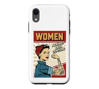 Women Against Data Centers Vintage Protest Graphic Retro Case for iPhone XR