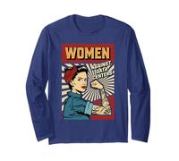 Women Against Data Centers Vintage Protest Graphic Retro Long Sleeve T-Shirt