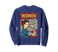 Women Against Data Centers Vintage Protest Graphic Retro Sweatshirt