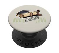 Women Agriculture Major Female Student Graduation Agronomy PopSockets Adhesive PopGrip