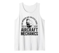 Women Aircraft Mechanics Design for Aviation Maintenance Tank Top