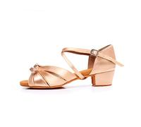 Women And Girls' Latin Dance Shoes,Latin Salsa Tango Performance Shoes,lightweight Dance Shoes,Low Dance Heels For Dance Teachers And Students