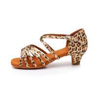 Women And Girls' Latin Dance Shoes,Low Heels Open Toe Ballroom Practice Performence Dancing Shoes,Breathable Shoes Indoor,for Beginners Practice