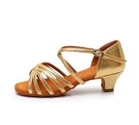 Women And Girls' Latin Dance Shoes,Low Heels Open Toe Ballroom Practice Performence Dancing Shoes,Breathable Shoes Indoor,for Beginners Practice