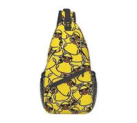 Women and Men Yellow Duck Sunglasses Casual Diagonal Chest Bag Sling Bag Travel Hiking Bag