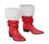 Women Ankle Boots 2026 Fashion Winter Couple Style Solid Color Mid Calf Pull On Booties Comfortable for Her Casual Outfit Slip Durable Sole (Red, 7.5)