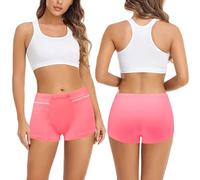 Women Anti-Theft Underwear with Secret Pocket Female Panties for Travel Holiday Money Card Passport Security Protection, red, M(Tag 2XL)