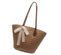 Women Armpit Bag Fashion Beach Bag French Styles Handbag Straw Shoulder Vacation Large Capacity Seaside Women Straw Shoulder Beach Handwoven Handbag French Styles Armpit