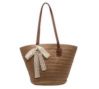 Women Armpit Bag Fashion Beach Bag French Styles Handbag Straw Shoulder Vacation Large Capacity Seaside Women Handbag Straw Shoulder Beach Large Capacity Armpit