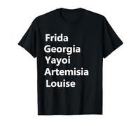 Women Artists Frida Georgia Yayoi T-Shirt