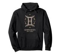 Women Astrology Gemini Queen Zodiac Sign Gemini Pullover Hoodie
