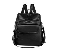Women Backpack Fashion Bag Multipurpose Tassel Zipper Pendant