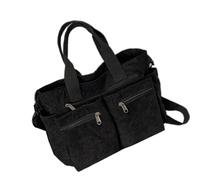 Women Bag Cord Handbag Large Capacity Shoulder Crossbody Shopping Korean Styles Messengers For Everyday Women Crossbody Corduroy Shoulder Handbag Large Capacity Shopping