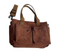 Women Bag Cord Handbag Large Capacity Shoulder Crossbody Shopping Korean Styles Messengers For Everyday Women Crossbody Corduroy Shoulder Handbag Large Capacity Shopping