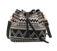 Women Bag Ethnic Styles Shoulder Bag Fashion Messengers Simple Bucket Drawstring Crossbody For Daily Travel Women Bucket Drawstring Shoulder Fashionable Crossbody For Daily