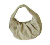 Women Bag Korean Styles Moon Bag Top Handle Aesthetic Daily Trendy Handbag All-Matching Dumplings Women Ruched Handbag Dating