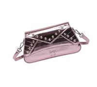 Women Bag PU Leather Shoulder Bag Korean Styles Crossbody Stylish Studded Purse Shopping Messengers Women Fashion Shoulder Trendy Studded Purse Korean Styles Crossbody