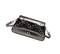 Women Bag PU Leather Shoulder Korean Styles Crossbody Stylish Studded Purse Shopping Messengers Women Shoulder Korean Styles Crossbody Handbag Trendy Studded Purse