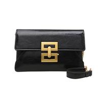Women Bag PU Leather Shoulder Simple Daily Korean Styles Crossbody Trendy Chain Messengers Small Women Trendy Crossbody Chain Shoulder Pu Leather Messenger