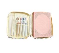 Women Bags - Spacious Fabric Dimension Tone, Secure Closure Holder, Portable Reading Case, Refined Worship Text Transport Solution for Girls Campus Learning & Accessory