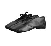 Women Ballet Pumps Closed Toe Non Slip Dance Jazzy Latin Flat Ballerina Shoes Womens Slip On Summer Casual Performance Slippers Outdoor Comfortable Loafers Sandals UK (Black, 3)