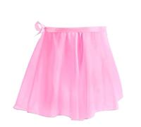 Women Ballet Skirts Lace-up Chiffon Dance Adults Skirt For Practice For Women(Pink,L)
