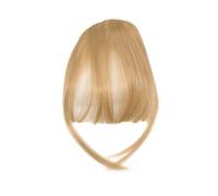 Women Bangs Extension Clip-in Natural Wispy Forehead Hair Extensions Faux French Straight Air Fluffy Fringe Wig Hairpieces for Easy Styling Versatile J