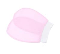 Women Bath Body Exfoliating Gloves 1 Pair Plant Fibres Pink