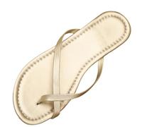 Women Beach Flip Flops Thong Sandals Simple Versatile Casual Summer Slides Durable Comfortable Soft Cushioned Lightweight Breathable Slip On Shoes for Indoor Outdoor Daily Wear Beach Pool Travel Gold