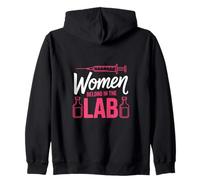 WOMEN BELONG THE LAB Zip Hoodie